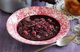 Mixed berry and vanilla compote