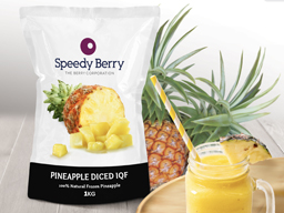 Pineapple Diced IQF 1kg Speedyberry